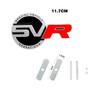 Metallic SV SVR Badge Sticker Car Front Grille Decorative Sticker