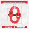 Double Ring Butterfly Buckle Chain Adjuster for Lifting Slings