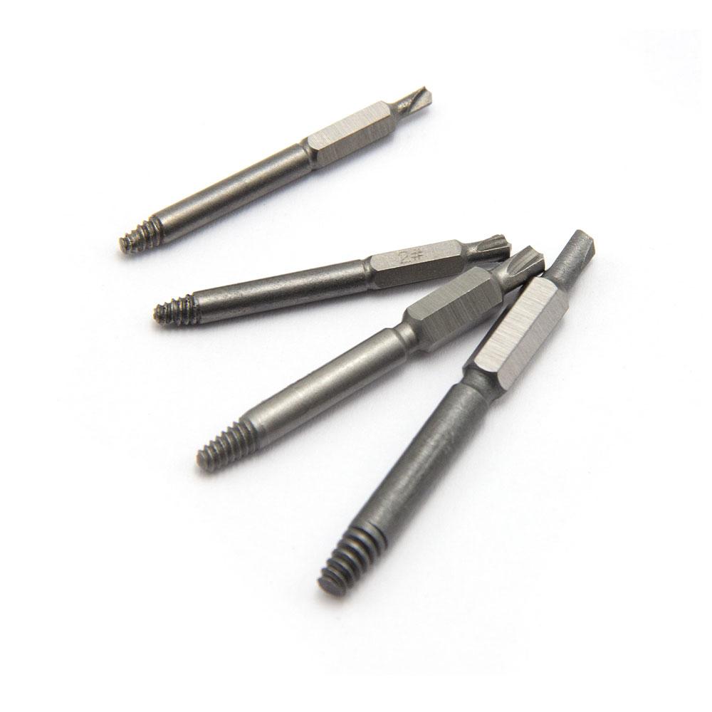 High Speed Steel 6542 Double Head Extractor Broken Head Screw Sliding Tooth Removal Tool Bits Power Tool Accessory Set