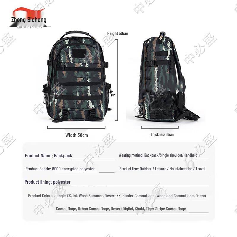 Zhongbisheng Camouflage Backpack