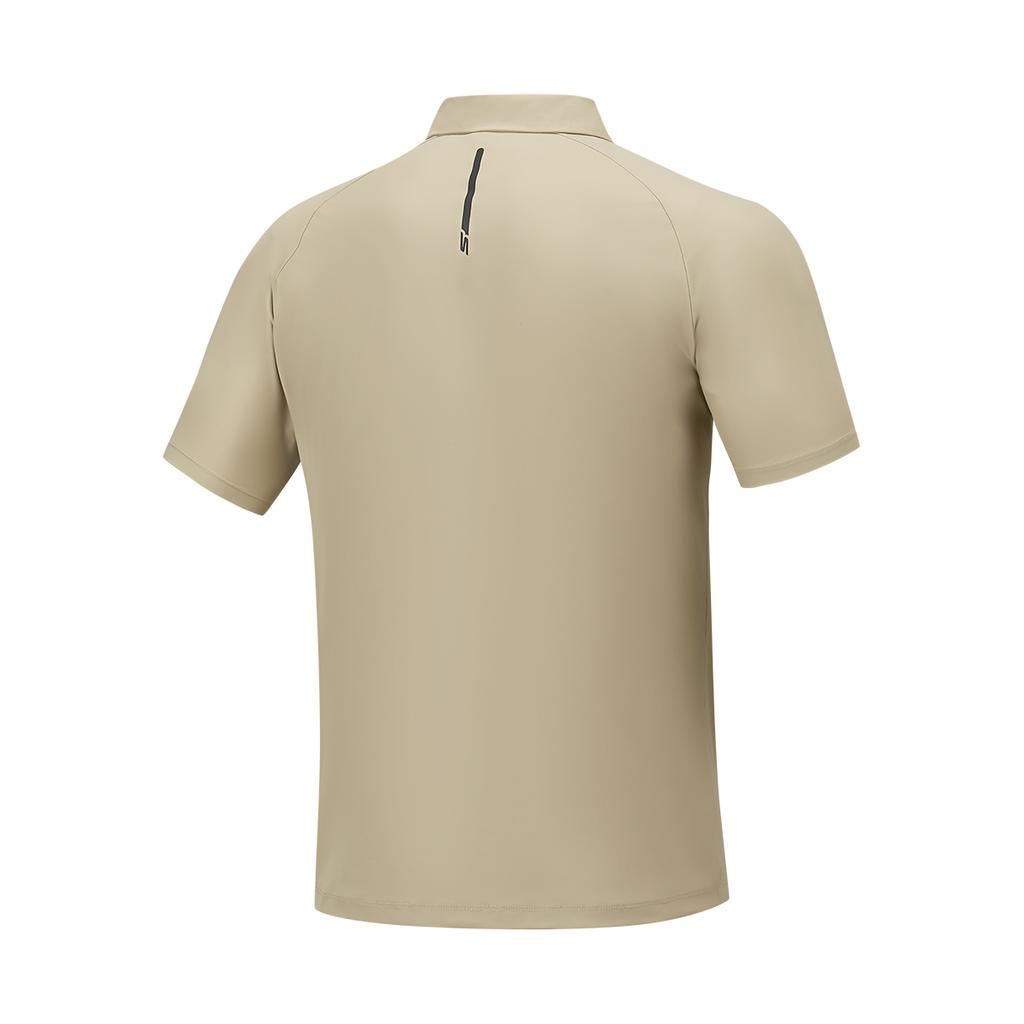 Skechers Solid Color Pullover Short Sleeve Breathable Polo Shirt Men Tops P225M144-00EG