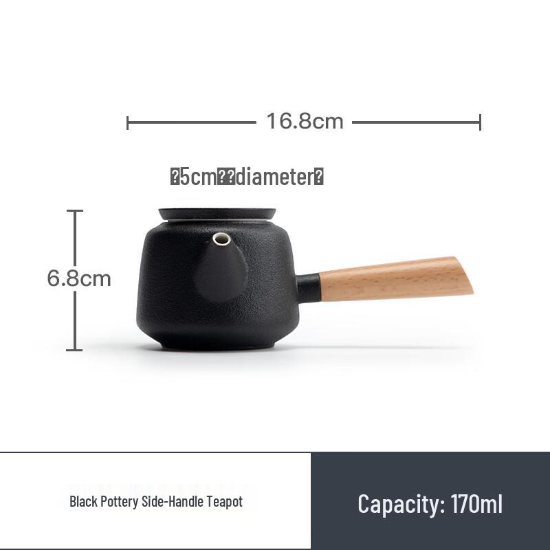 Nanshan Mr. Ceramic Side Handle Teapot