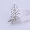 Shining Princess Fashion Exquisite Rhinestone Hollow Leaf Brooch Clothing Accessories Brooch Pin Jewelry Banquet Brooch Pin