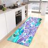 Home Kitchen Decoration Carpet Colorful Butterfly Printed Floor Mat Entrance Corridor Carpet Home Decoration