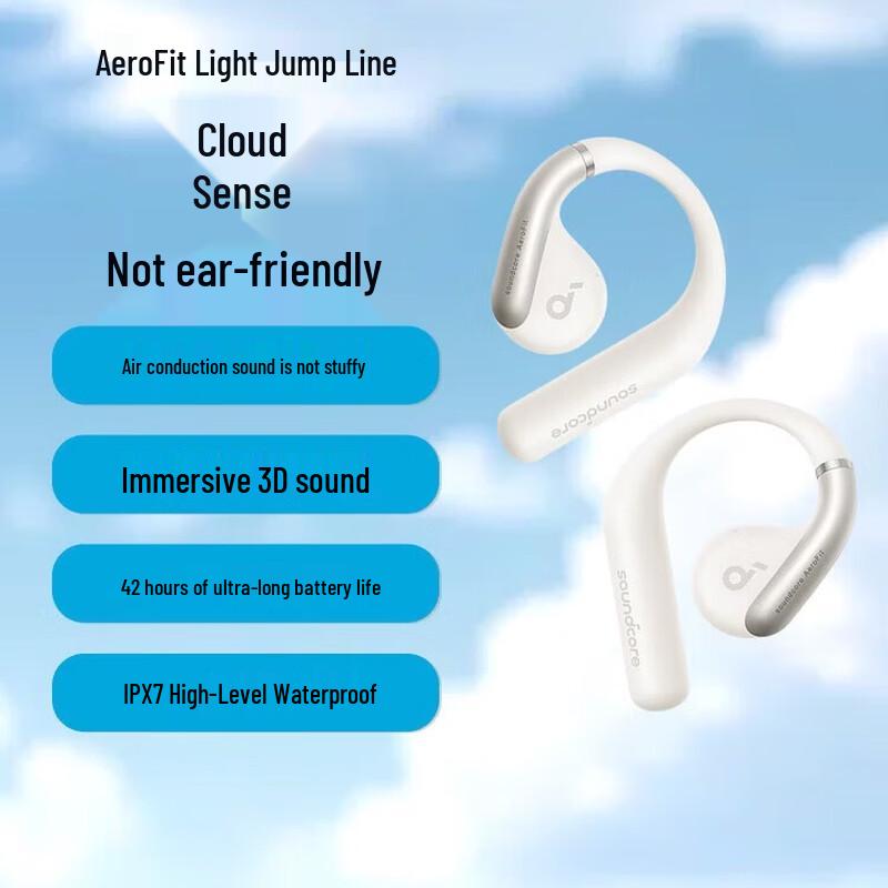 SoundCore AeroFit Open-Ear Bluetooth Sports Headphones