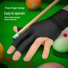 Unisex Three-Finger Billiards Gloves: Lightweight, Breathable, Elastic, Non-Slip Design; Exposed Fingers; Hand Protection for Pool.