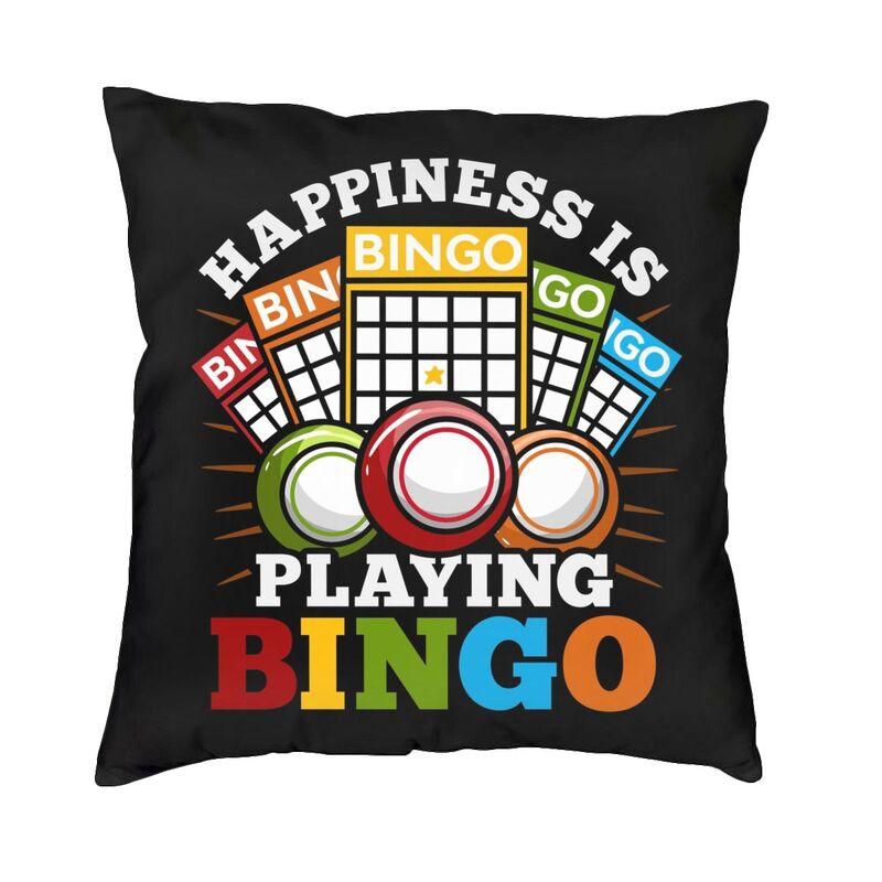 

Lucky Game Crazy Bingo Lady Gambling Player Cushion Covers xcm Polyester Throw Pillow Case Sofa Car Pillowcase Decoration 30cmx30cm