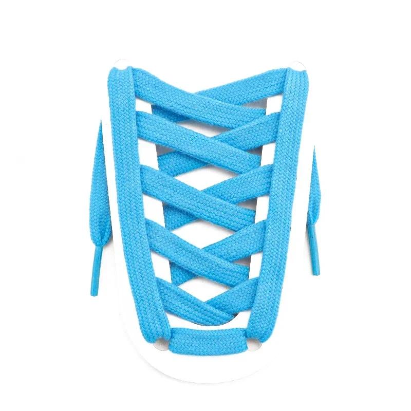 Classic Shoelaces for Sneakers Colored Flat 8mm Shoe Laces Skates Sport Shoes Boots Shoelace Accessories for AF1 Woman Man New