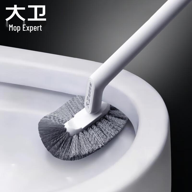 

David Wall-Mounted Silicone Toilet Brush Set