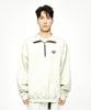 CRITIC Half Zip Sweatshirt Oatmeal