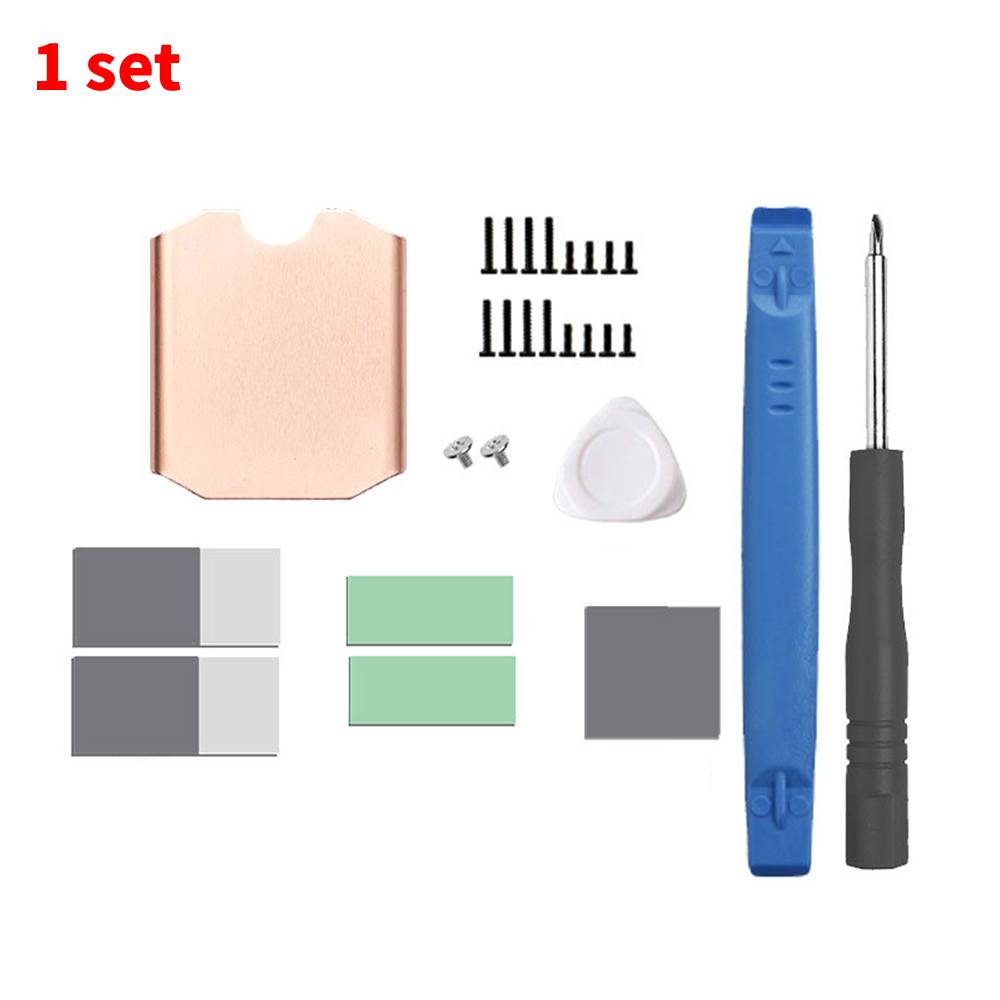 1-10PCS Heat Sink Kit For Steam Deck SN740 M.2 2230 SSD Copper Cooler Solid State Disk Heatsink Radiator Thermal Silicone Pad