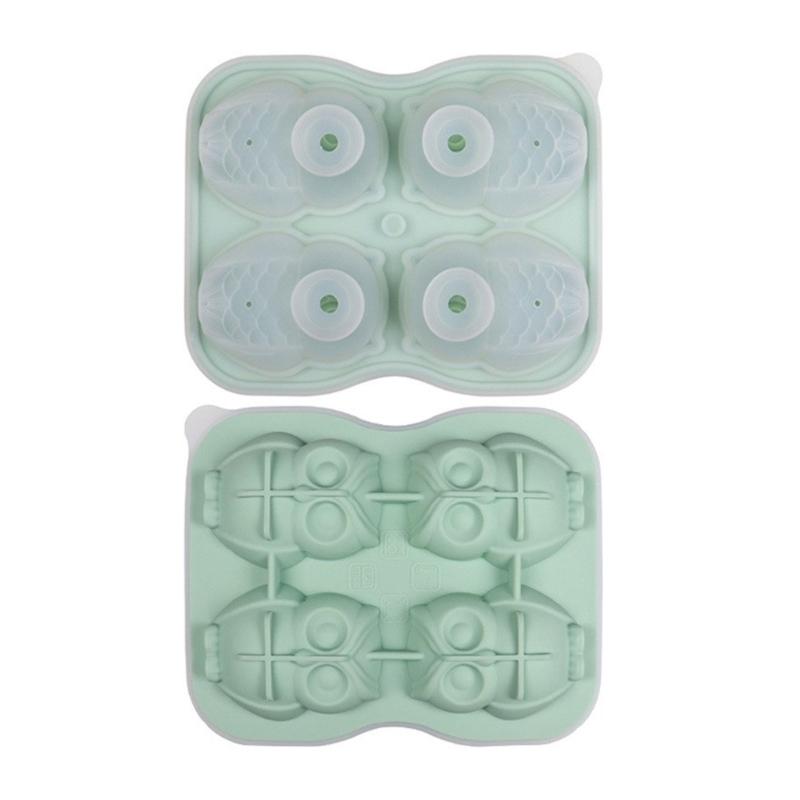 3D Eiswürfelformen, Große Eiswürfelschale Macht Niedliche Form Eis Sicheres Silikon Große Eiswürfel Machen Cocktails Saft Gefrierformen