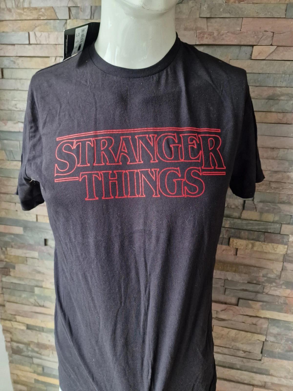 Очень странные дела - Черная футболка - Размер M - НОВАЯ с биркой. S