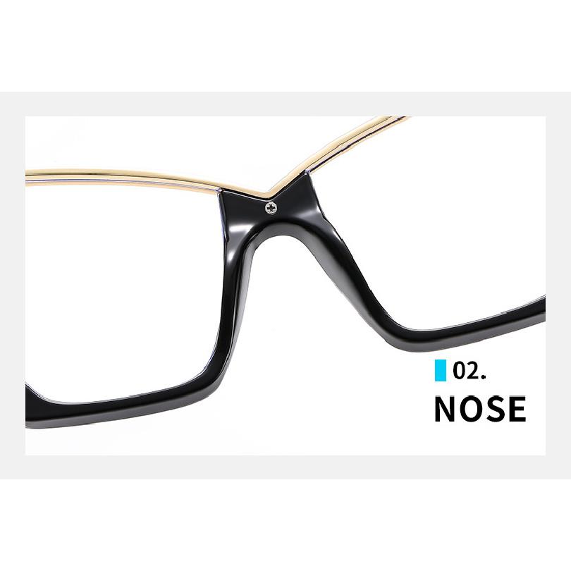 Cat-eye large frame anti-blue light glasses 2024 eyeglass frames