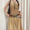 Bohemian Waist Belt For Women Pu Leather Vintage Corset Accessory For Dresses And Jeans