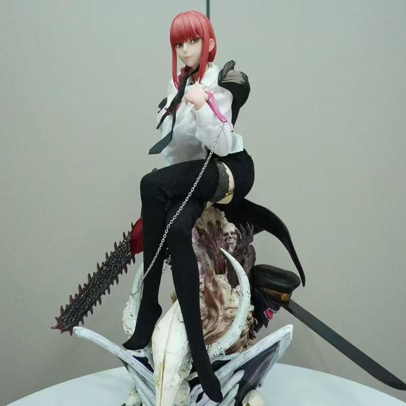 Demon chainsaw Man 45.5cm/17.91 Inch Makima Bunny Large scenes Can be saved girl PVC Action Sexy Fianime attle Toys Gifts