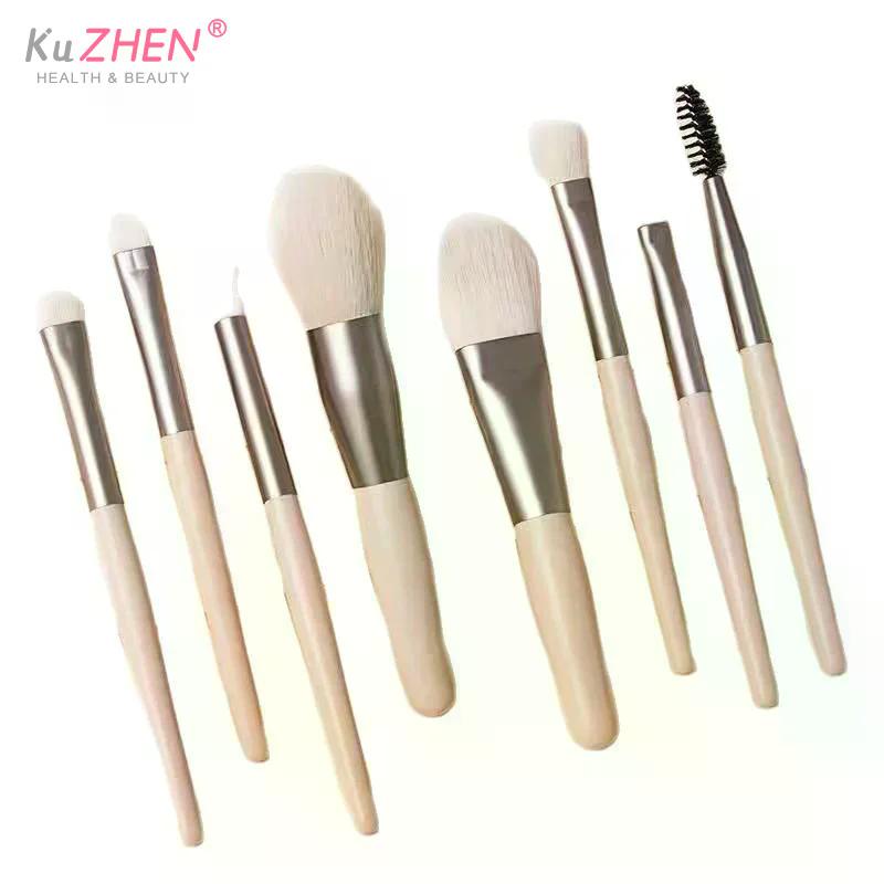 8 Stück/Packung Make-up-Pinsel-Set Make-up-Concealer-Pinsel Rouge-Pinsel für loses Puder Lidschatten-Highlighter-Foundation-Pinsel Beauty-Werkzeuge