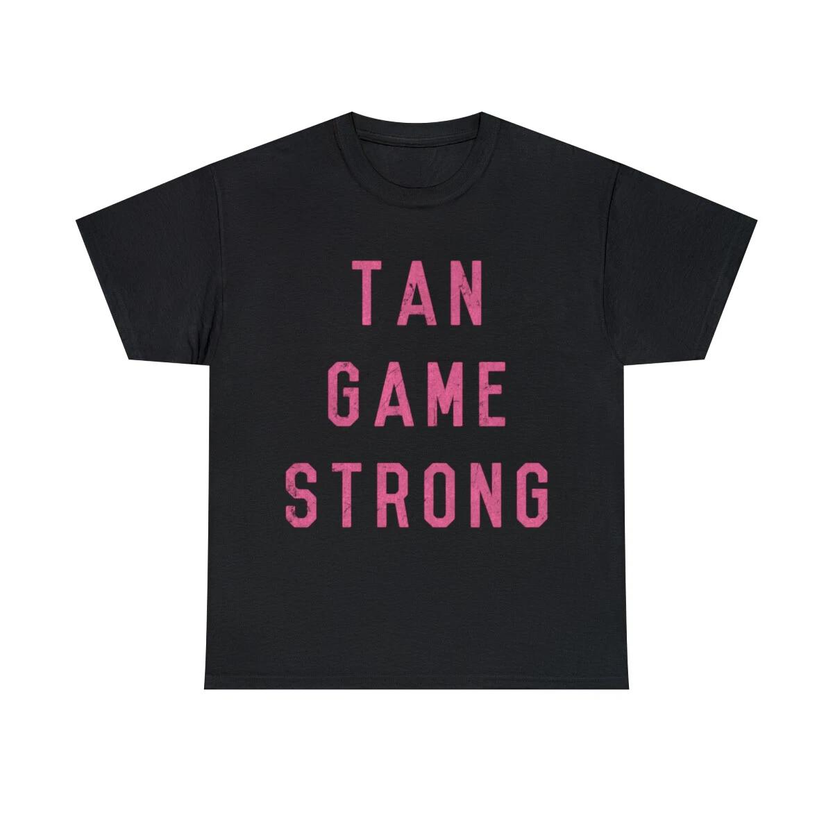 Tan Game Strong Graphic Tee Shirt, S-5XL 3XL