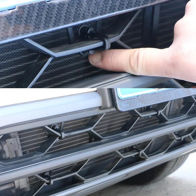 For Volkswagen VW Tiguan R-line 2010- 2013- 2017 2018  Car Ect Screening Mesh Front Grille Net Protection Accessories