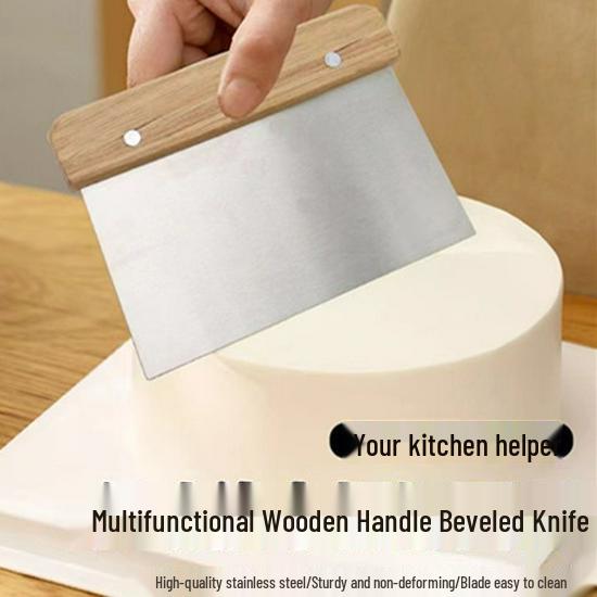 Mehrzweck-Teig- und Seifenschneider-Spatel aus Edelstahl