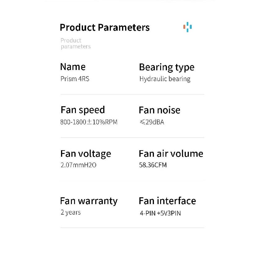 LDPCSJ Prism 4RS 120mm ARGB PC Case Fan with Infinity Mirror Design Motherboard Sync 4PIN PWM CPU Cooler Ventilador Fuel Injectors 6