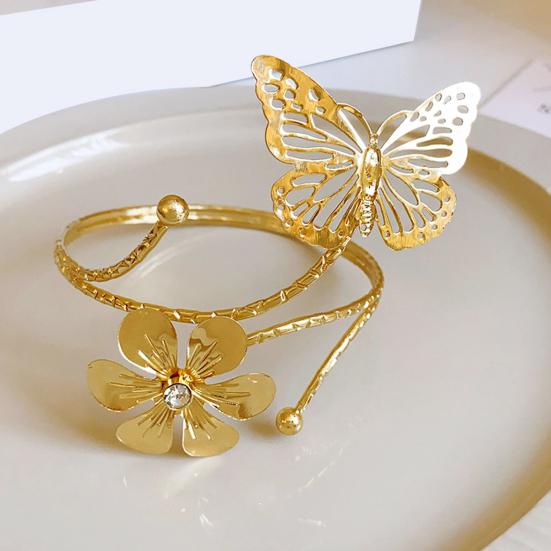 Curtain Buckle Retro Floral Carving Design Butterfly Flower Shape Curtain Fasteners Artistic