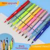 12-Color Erasable Eternal Pencils for Children - No Sharpening Needed, Ideal for Students and Drawing.