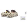 Crocs Crush Clog EVA GREAT WALK Xiongtu French Fries Pie Vibe Style Comfortable and Versatile Hole Shoes Unisex White