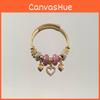 Fashion Heart Charm Bracelet With Adjustable Waterfall Style For Giftgiving