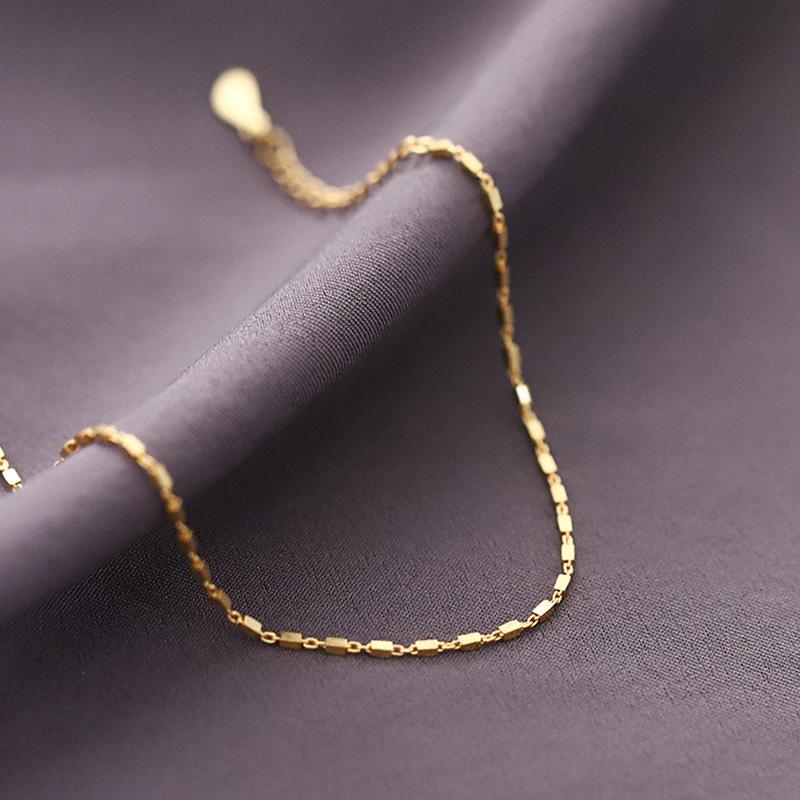 925 Silver Square Bracelet For Women Fashion Minimalist Geometric Jewelry Luxury Gift Bridesmaid