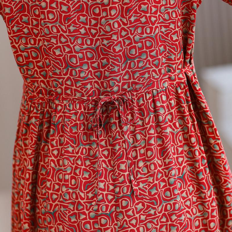 Summer Plus Size Elegant Dresses for Women  Casual Half Sleeve Long Dress