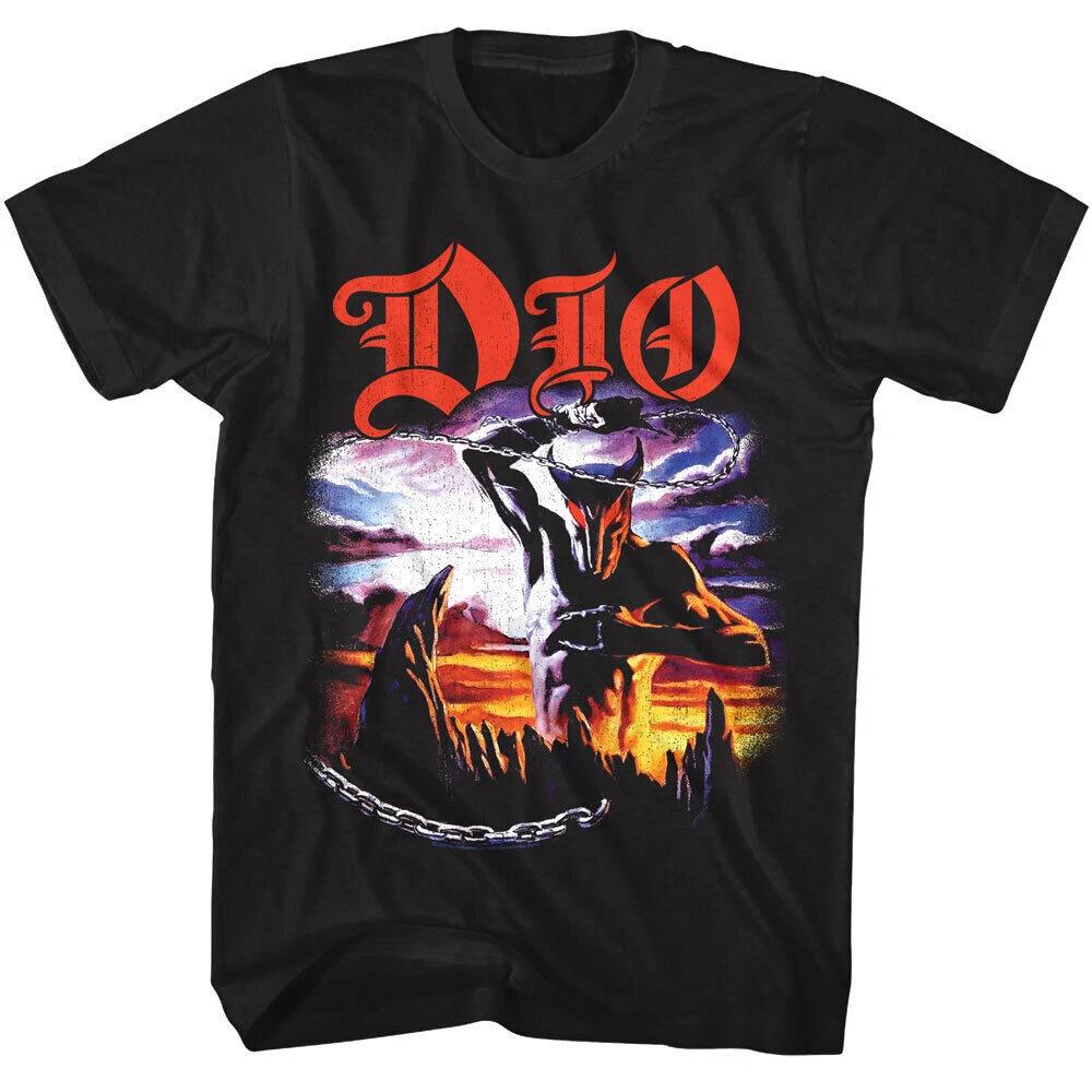 

Officially licensed Dio Devil Whipping Chain Mens Black 100% Cotton T-shirt Mens Tees Top Dio ClassicTee L