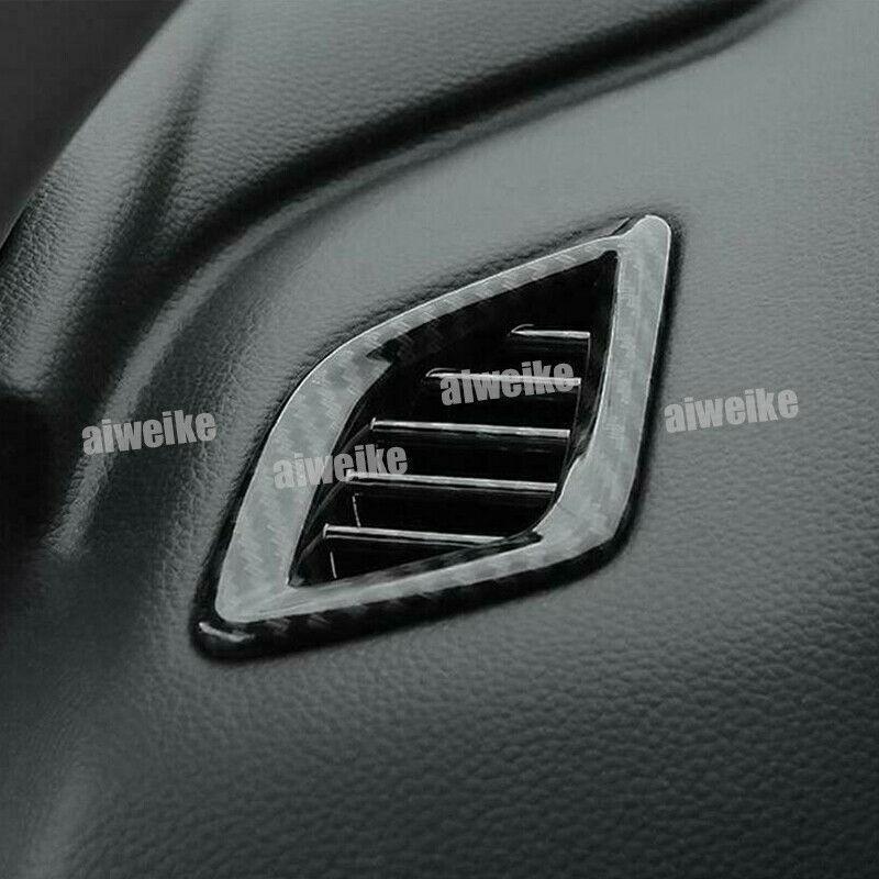 For Honda Accord 2018-2022 Carbon Fiber ABS Dashboard Air Vent Outlet Cover Trim