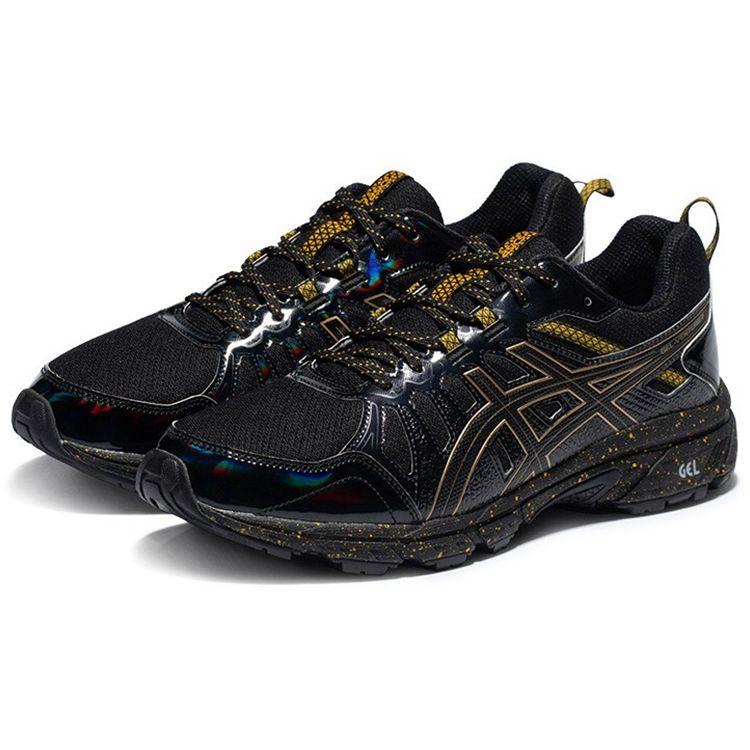 Asics Gel-Venture 7 Comfortable Breathable Low-Top Running Shoes Men Sneakers Black 1011A948-002