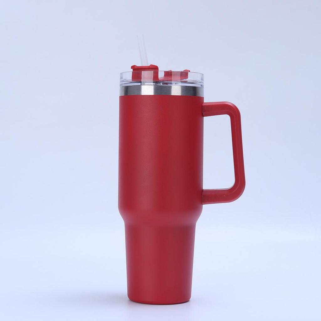 Tazza Insulated Ice Buster in Acciaio Inossidabile da 40 oz, Prima Generazione, con Cannuccia per Uso Esterno