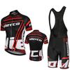 Red Pro Bicycle Team Short Sleeve Maillot Ciclismo Men's Cycling Jersey Sets Summer Breathable Cycling Clothing Suit