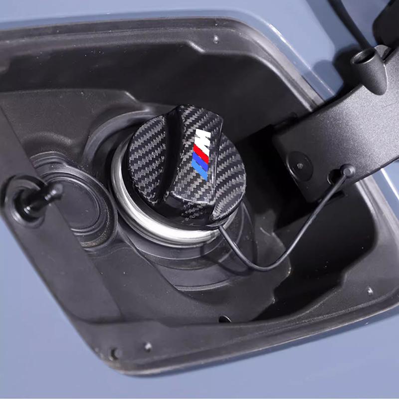 Car Carbon Fiber Fuel Tank Oil Cap Gas Cover Trim For BMW M E46 E90 E60 F30 F10 E39 E36 F20 G20 G30 E92 E87 E91 /Car Tire Valve CFHMV1