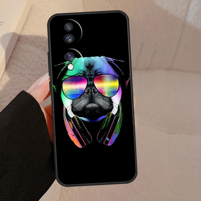 

Милый мопс Для Honor Magic 7 Pro 5 6 V5 Чехол Для Honor 200 400 50 70 90 Lite X8a X8b X9a X9b X9c Обложка Honor 50