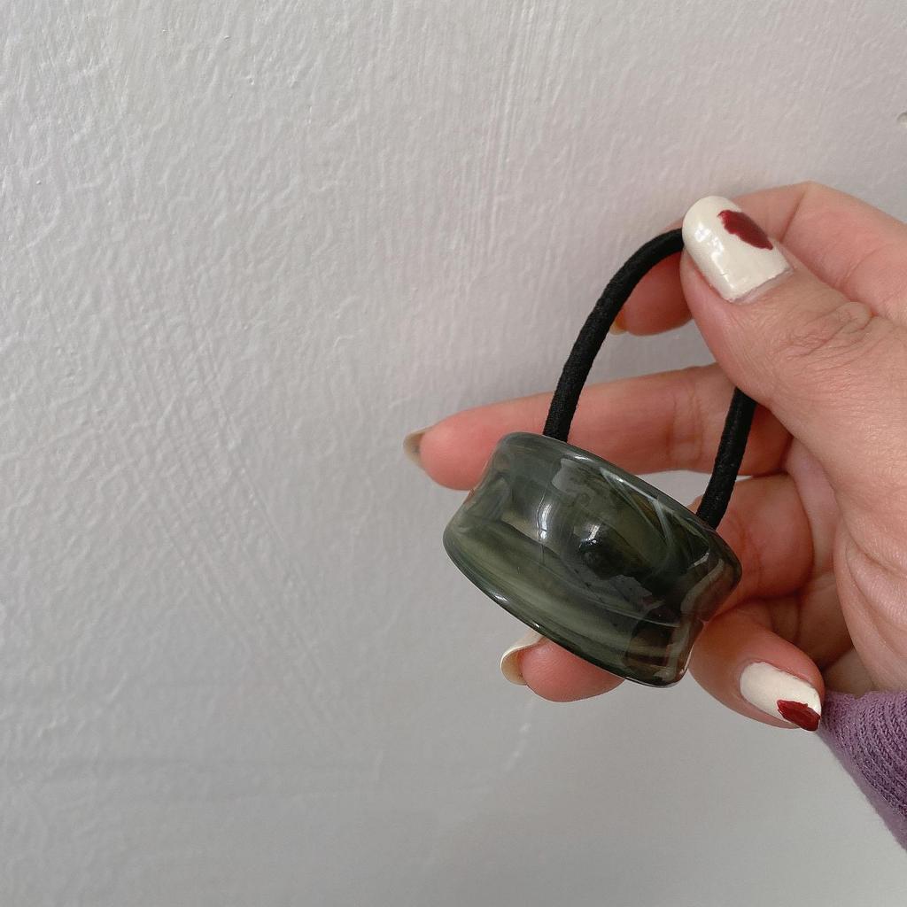 Dongdaemun Retro Marmor Geometrische Schleife Haarband