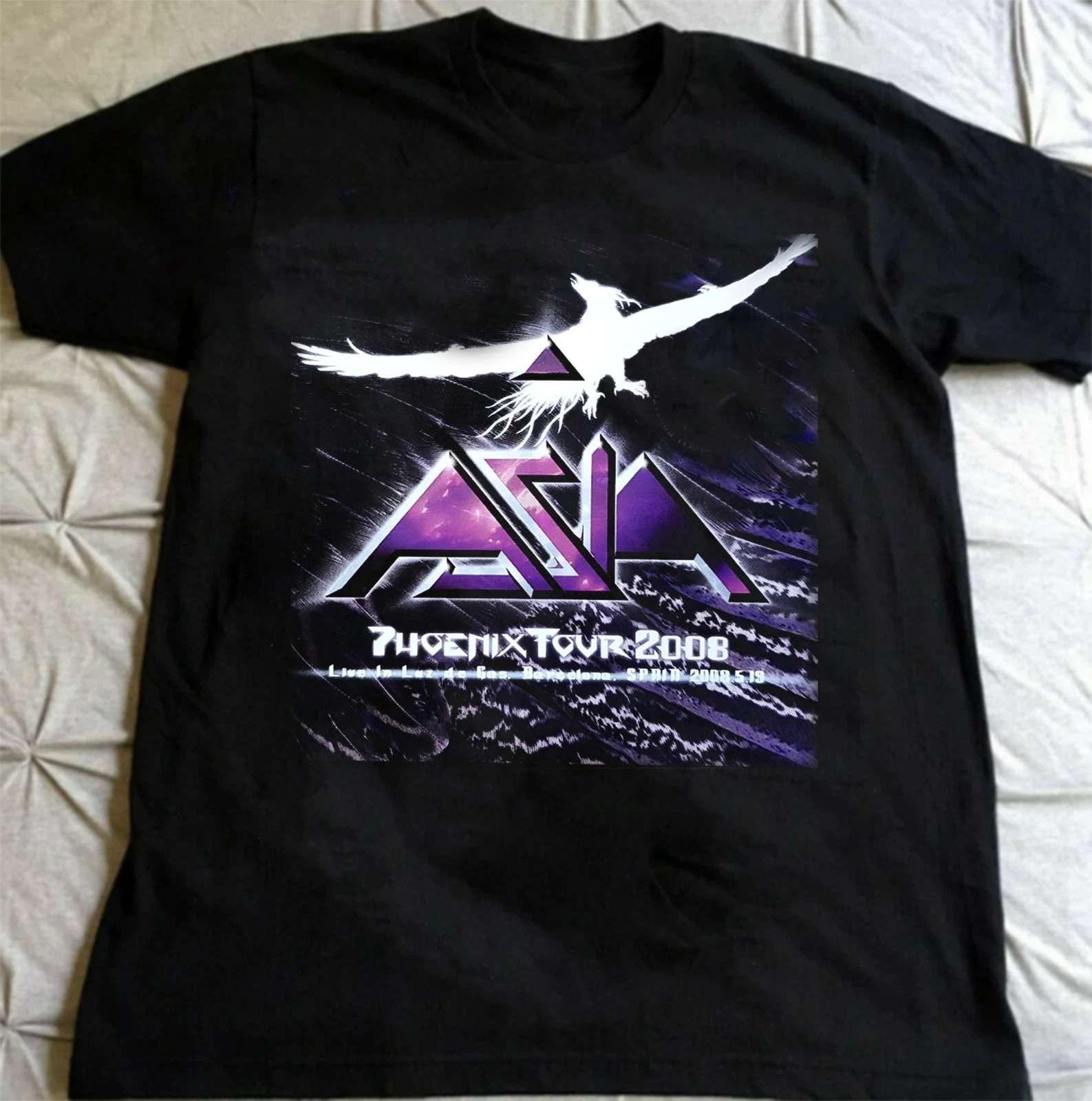 Asia Band 2008 Gift For Fan Cotton Black S-2345XL Unisex T-Shirt S разноцветный
