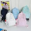New High-value Japanese Ins Large-capacity High School Backpack Campus Backpack Polka Dot Women's Schoolbag Computer Bag