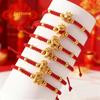 Weaving Red Rope Lucky Bracelet For Year Of The Horse Braided Rope Bracelet Beads Bracelet Jewelry Accessories  Year Gifts