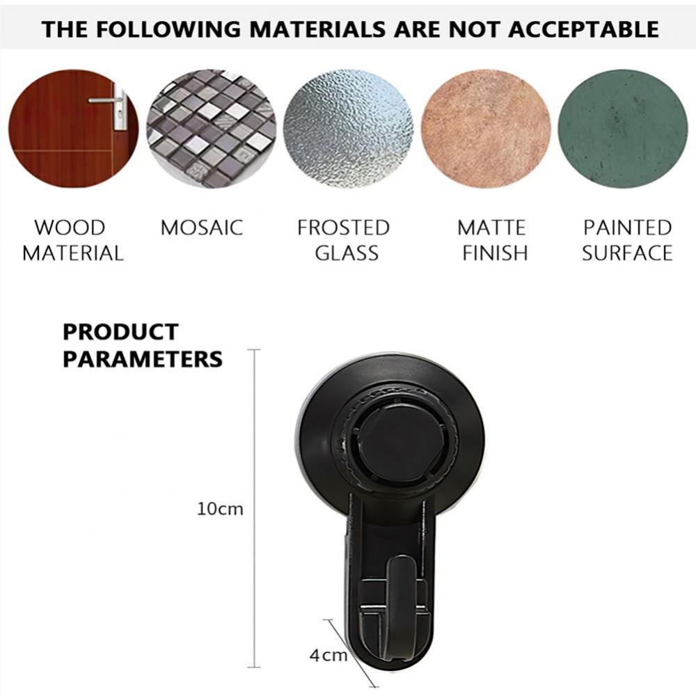 Vacuum Suction Cup Hooks Strong Self-adhesive Door Wall Hanger Hooks Removable Waterproof Hanger Household Storage Hooks