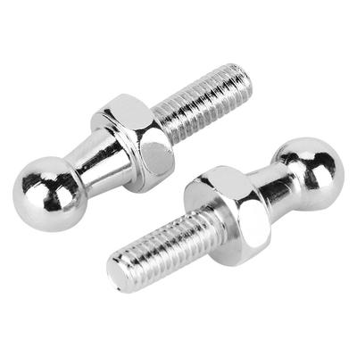2 Stück CNC-Aluminiumlegierung Bolzen für Gasdruckfedern Motorhaube (M6)