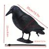 Decoration Simulation Plastic  Black Crow Raven Bird Repellent Pest Control Pigeon Repellent Garden Decoration Outdoor