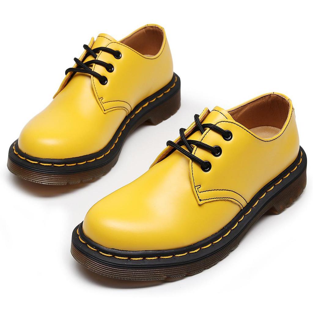 Men's & Women's Cross-border 1461 Genuine Leather Ankle Boots - British Style, Plus Size, Round Toe, Casual Workwear