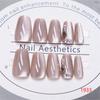 Handcrafted Short Wearable Nail Art Stickers - High-End Boutique False Nails