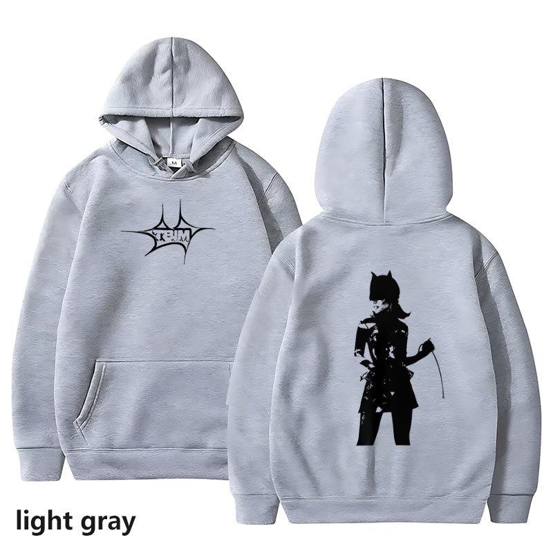 Moletom com Capuz Estampado Anime TBIN - Moletom Pulôver Versátil e Solto para Casais