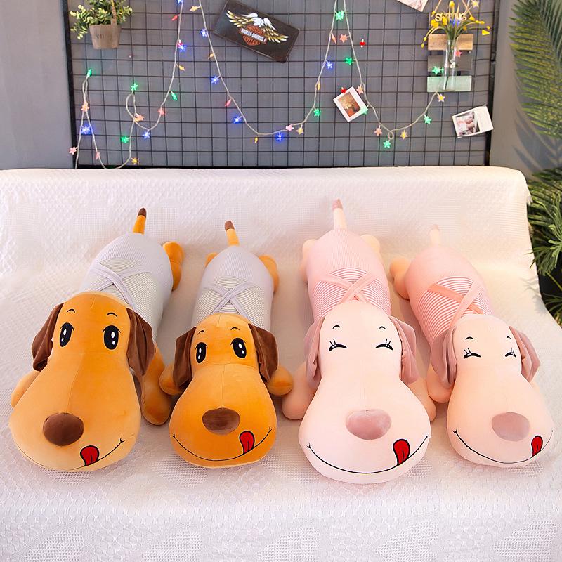Couple Strap Dog Plush Toy: Large, Soft Prone Position Pillow Doll Cushion