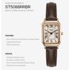 [Saint Scott] ST5088SWBK/ST5088RRBR Brenta Leather Watch Black / Brown , Korean Popular Watches